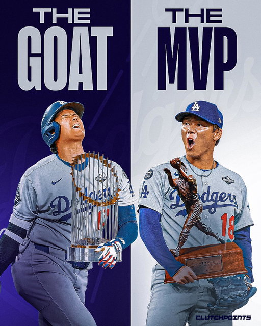 Shohei Ohtani is not the only Japanese Dodger who needs Shohei Ohtani-levels of love.

That’s no disrespect to Ohtani. The soon-to-be 4-time MVP is the GOAT. There’s no denying that.

But the 2025 World Series belonged to 1 person: Shohei’s countryman Yoshinobu Yamamoto.

The Dodgers paid Yamamoto $325 million a couple years ago for a reason, and his performance this year was worth every penny.

He’ll likely be awarded his first Cy Young in the next few weeks. He was already named World Series MVP. And he did so in record fashion, tying an all-time mark with 3 wins in the 7-game series, including Ws in both Game 6 and 7.

It reminded many of the legendary performance by Hall of Famer Randy Johnson for the Diamondbacks in the 2001 World Series.

It’s actually freaky how similar the 2 pitchers were...

JOHNSON
🔸3-0 record
🔸17.1 innings pitched
🔸2 ER
🔸1.04 ERA
🔸19 Ks
🔸1 complete game

YAMAMOTO
🔸3-0 record
🔸17.2 inning pitched
🔸2 ER
🔸1.02 ERA
🔸15 Ks
🔸1 complete game

Yes, Shohei gets all the attention. And with good reason.

But it’s time Yamamoto gets just as much love, because his performance this season was every bit as legendary.