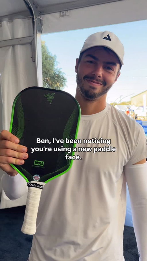 When Ben’s worlds collide 🎮 x 🥒

Rocking a new Razer 🤝 Joola paddle!