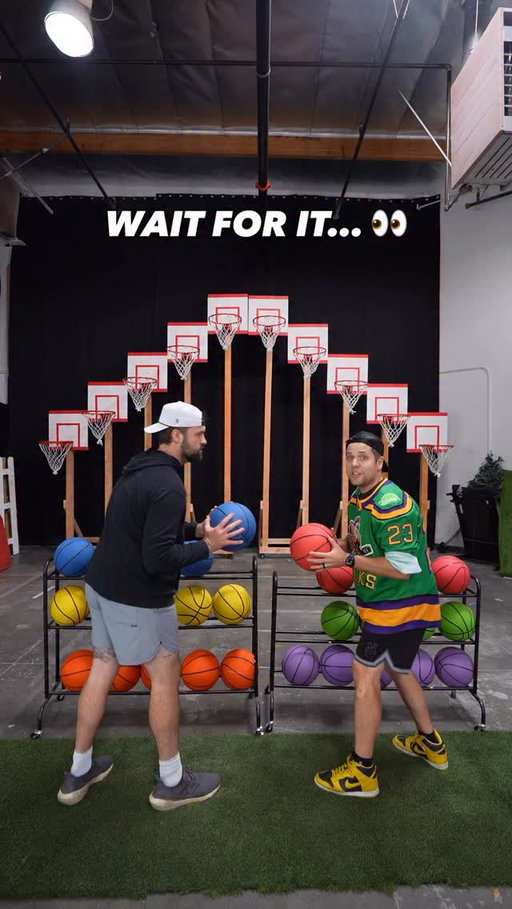 Too close to call?! 👀 #challenge #basketball