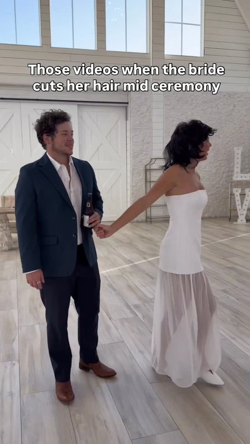 This is not about any video in particular, the groom’s faces just crack me up!! All of the brides pull it off so well, if I did this I’d be in tears the rest of the night🤣 @thenestatruthfarms 

#reels #reelsinstagram #comedy #couplescomedy