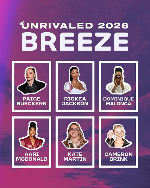 The 2026 Unrivaled Club Rosters 👑

Jerseys go live soon, make sure to cop yours!