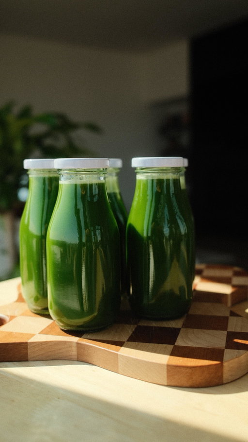 Green juice is always on rotation in this house 🥬🥒🍋
It’s fairly easy to remember and packed with antioxidants! 

𝐰𝐡𝐚𝐭 𝐲𝐨𝐮’𝐥𝐥 𝐧𝐞𝐞𝐝: ⁣
⁣• 4 heads of celery
• 1 whole pineapple 
• 1-2 bundles of parsley
• 6 cucumbers 
• 1 whole lemon 
• not pictured: 16oz (2 bags) of spinach and 16oz (2 bags) of kale

𝐦𝐞𝐭𝐡𝐨𝐝: ⁣
• Throughly wash all fruits + vegetables.
• Remove the skin of the pineapple and lemon. 
• Roughly chop all. 
• Combine all into your juicer. 
• Optional: Double strain for less pulp. 
• Store in airtight containers, in the refrigerator, for up to four days. 

⁣
𝐨𝐭𝐡𝐞𝐫 𝐩𝐨𝐬𝐭 𝐝𝐞𝐭𝐚𝐢𝐥𝐬: 
• Juicer: J2 by @namawell (code: Pilar10)
• Glass bottle set: @namawell (code: Pilar10) 
• Rings from: @filosophy.co 
• Cutting board from: @momi_vintage 
• White ceramic bowl from: @crateandbarrel 
• Knife: @shuncutlery 

Enjoy 🫶🏽
#greenjuice #juicerecipes #antioxidantrich #detox #juicer #celeryjuicebenefits #guthealth #greenjuicerecipe