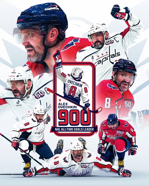 HE DID IT 😱 

ALEX OVECHKIN'S THE FIRST PLAYER TO EVER SCORE 900 GOALS! 🚨