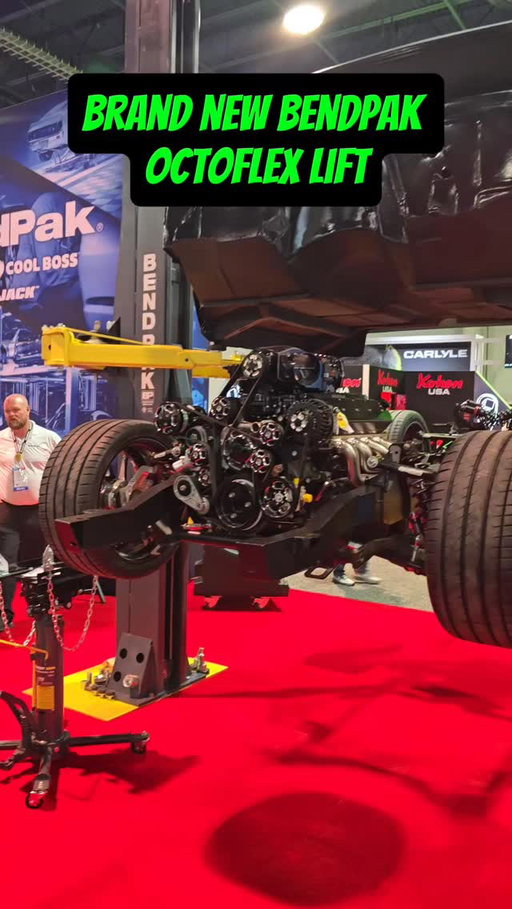 Brand New Bendpak Octoflex Lift coming soon.  12k lbs inside and 6k lbs outside.