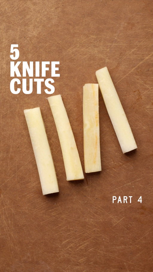 5 KNIFE CUTS [part 4]

Practical knife skills at home