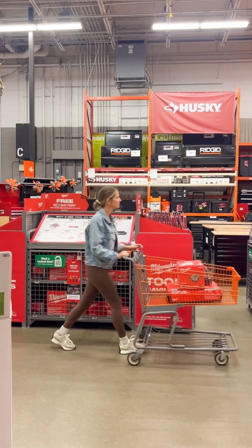 Black Friday Savings happening now! Not gonna lie, it feels so good to have my holiday shopping done early 🙌  I picked up the Milwaukee M18 FUEL Hammer Drill & Impact Driver combo kit from @homedepot —perfect for Alex (and all our projects 🛠️). Bonus: it even comes with a free gift. You know I love free stuff! Pro tip → shop early to score the promos happening now. Your husband and your home will thank you all year long! #HomeDepotPartner #ad #holiday