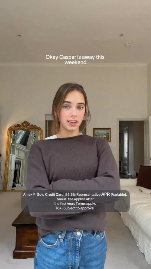 Ad There’s always more #WithAmex so spend a day with me making the most of my @americanexpressuk Gold Card! 

I love that my Amex®️ Gold lets me use my Membership Rewards®️ points on virtually anything, like booking flights, or a Gift Card, or this lovelyyyy cashmere jumper I got 💁‍♀️ and as you know I love to travel, and one of my favourite perks is being able to transfer points directly to airlines and hotels via the Amex loyalty partner programme. 

Obviously, I had to finish the evening with a cosy night in with some Deliveroo, and with the Gold Card you get £10 back with Deliveroo every month! 

To find out how Amex can give you more, search “Amex Gold” 

American Express®️ Preferred Rewards Gold Credit Card. Representative APR: 86.3% variable. 18+, T&C’s Apply.  Fees apply. 

Deliveroo: Enrolment and Terms apply