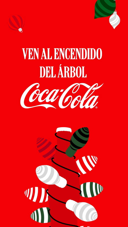 Te esperamos este 16 de noviembre en el encendido del árbol Coca-Cola en la Plaza España 🎅🌲 
 
¡No faltes !
 
Toma Coca-Cola. Vive el espíritu navideño.