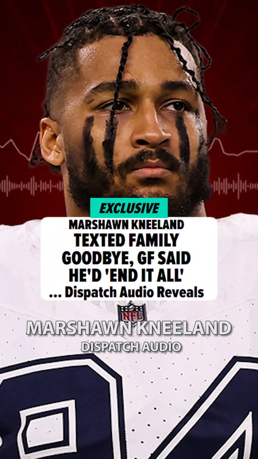🚨Update: Cops say Marshawn Kneeland died from apparent self-inflicted gunshot wound.

TMZ Sports has obtained police dispatch audio connected to Marshawn Kneeland's death ... which reveals the Dallas Cowboys player told his family goodbye in an apparent mental episode.

If you or someone you know is struggling or in crisis, help is available. Call or text 988 or chat 988lifeline.org.

FULL STORY IN BIO.