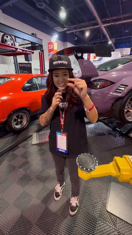 GAME CHANGER from Krebs!! Like legitimately I get so lazy with maintenance with the S197 because it’s a full time job getting it on the lift 😤 but this!? This is a level up for low profile cars #sema #krebslift #semashow