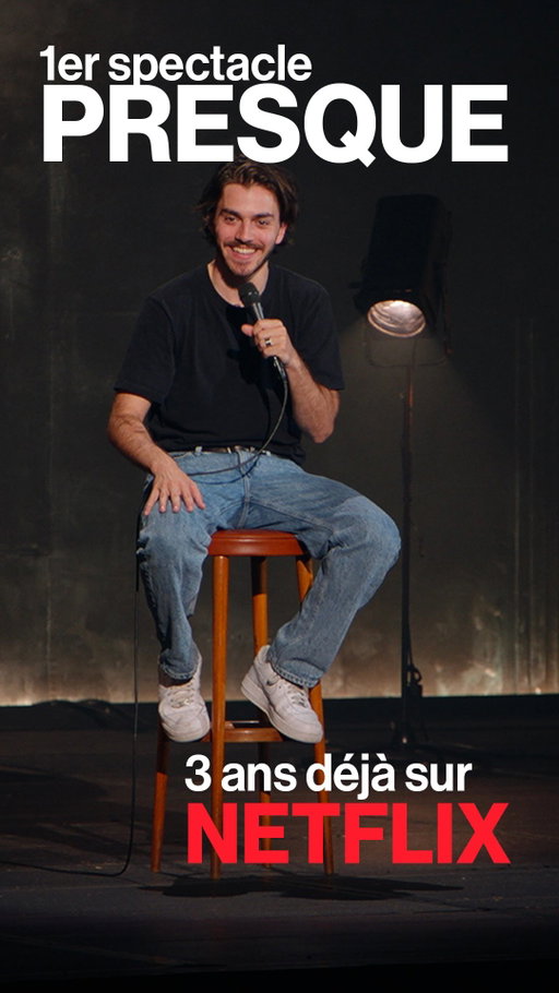 Petit extrait de mon premier spectacle sorti sur Netflix il y a tout juste 3 ans 🎂 Il s’appelle « Presque » et je l’ai écrit quand j’avais 20 ans 🥲 On se voit en ce moment, partout en France, pour mon nouveau spectacle « Entre les deux » ❤️