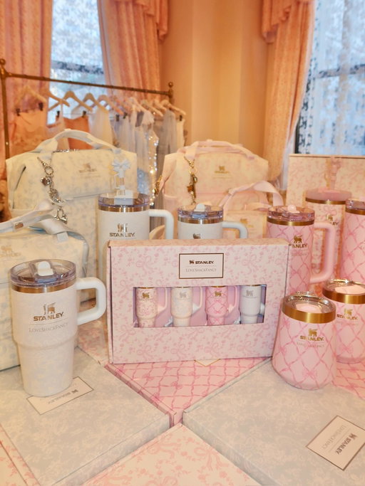 That first look feeling ✨ Take a peek at our new Stanley 1913 x LoveShackFancy holiday collab and our BIGGEST drop ever 💓 Our new whimsical prints and candy-coated hues adorn Stanley’s must-have pieces 🎀 Your fave sold-out styles return, plus never-before-seen pieces, exclusive gifts, collector’s keepsakes, and more to love ❄️