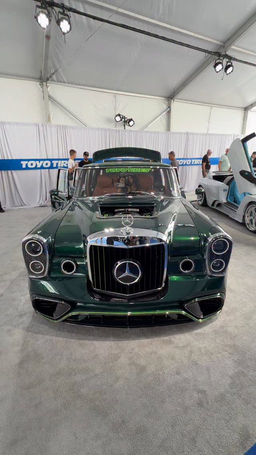 This Mercedes is Insane! #cars #auto #sema