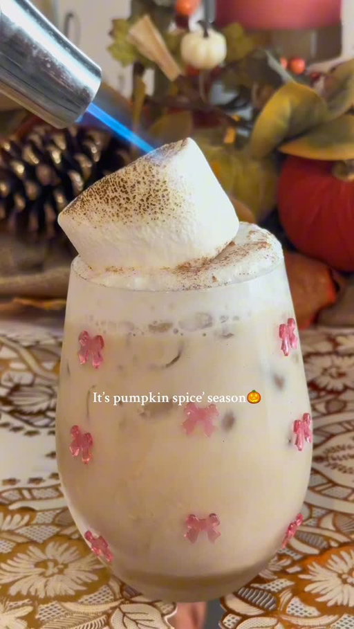 We’re still not over pumpkin spice season, and neither is @yourgirlyma 🎃🤎

She gave our TAZO Classic Chai Latte a cozy fall remix with pumpkin spice syrup and a toasted marshmallow topper 🔥 BRB, making one immediately!

#MyTAZOTaste #PumpkinSpice