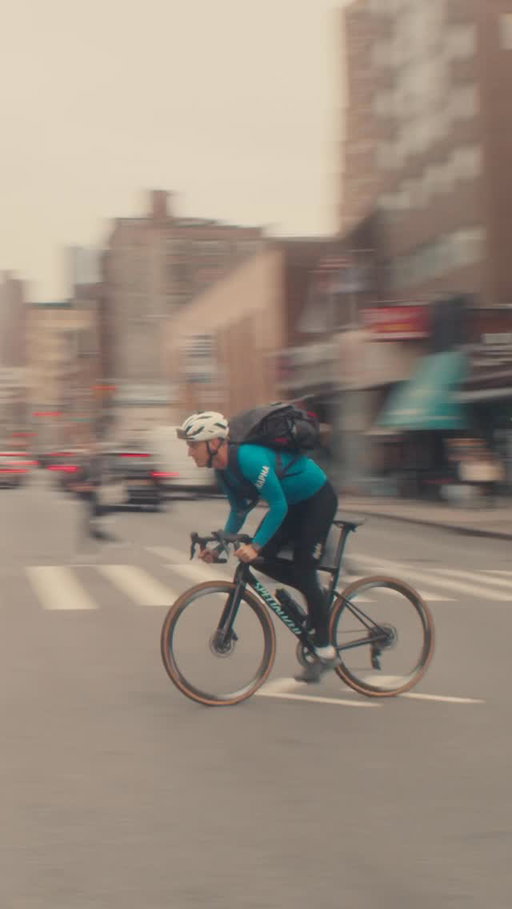 When @fastpassnyc rides, the city moves around him. Don’t dodge traffic, outrun it.