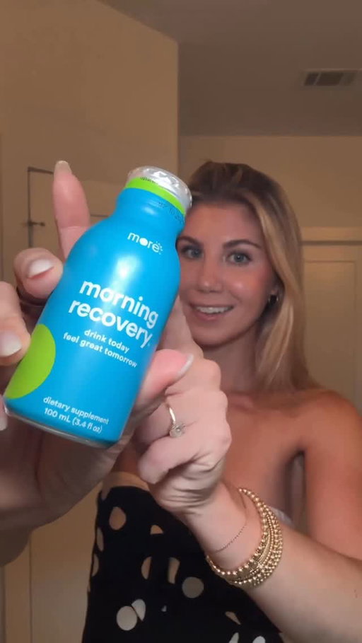 #ad Girls night out!! I love a cocktail with friends, but I definitely can’t handle alcohol like I used to. I’m obsessed with my @morelabs Morning Recovery shots before going out. They support my liver and the electrolytes keep me feeling fresh the next morning 🥳 #MorningRecovery