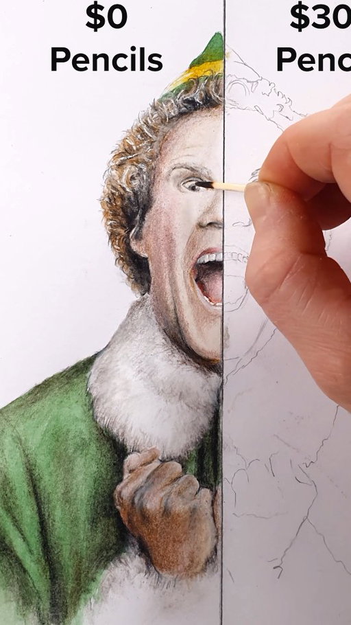 Draw Elf! #art #drawing #elf #pencildrawing #realism #howtodraw