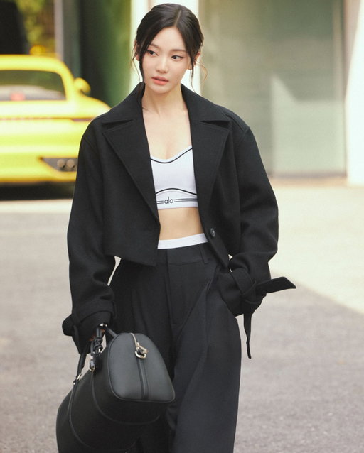 The Outerwear Edit, shot on @imnotningning