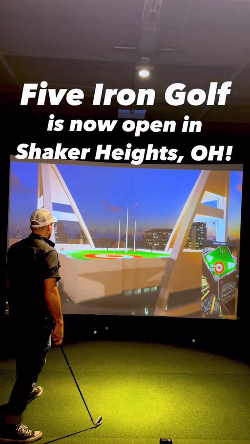 🏌️‍♀️🚨 @fiveirongolf is now open in Shaker Heights at @thevanakendistrict!

⛳️ Visit for an incredible, high-tech golf experience; they offer their interactive golf simulators, golf lessons, and more. It’s a great time! 

🍕🍸🍔 While playing games in your private bays, make sure to order some delicious food and drinks. We especially love their Braised Short Rib Quesadilla, Hot Honey Pepperoni Pizza, and Wagyu Double Smashburger. To drink, try their Transfusion or Peanut Butter & Jelly Shot!

🗓️ Reservations for their golf simulator bays, lessons, etc. can be made on @fiveirongolf’s site. 

📍20040 Van Aken Boulevard in Shaker Heights, OH
.
.
#golf #cleveland #clevelandohio #ohio