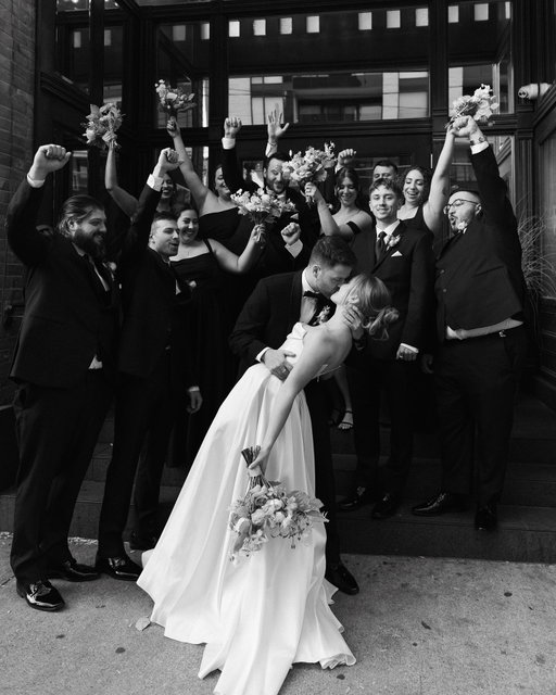 It’s not every day your couple gets married the same night as game 7 of the World Series (see last pic). Congrats Andrea and Sebastien! ⚾️✨ 

Amazing vendors below:
Venue: @gladstonehouseto 
Planner: @byjoytisingh 
Dress: @tmodernbride 
Florals: @thymestudio 
MUA: @esbridal 
DJ: @colthrustentertainment