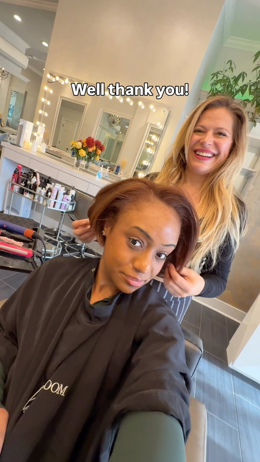 thank you @beautyroomny for the hair! i hope raymontae thinks my bob is fye