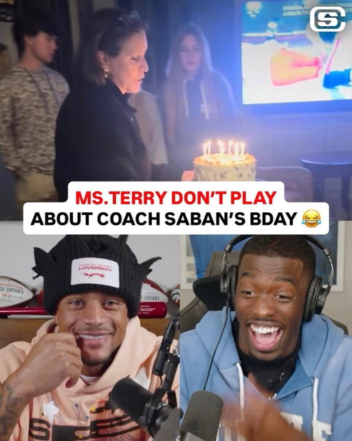 “Happy wife, happy life, he understands that.” 😂

Pat & TA were no good watching Ms. Terry get Coach Saban up for his birthday 🎂

#closedonsundays #cfb #nicksaban #birthday #funny #alabama #alabamafootball