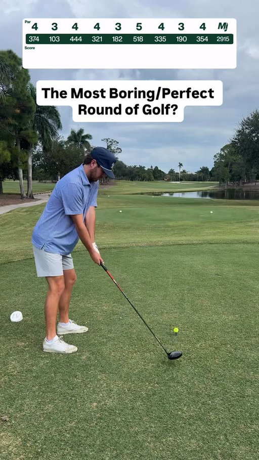 Boring golf is good golf? #golf #golfaddict #golfswing