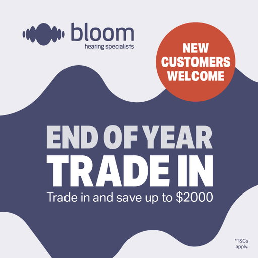 Do your hearing aids feel uncomfortable or sound unnatural? Are you looking for connectivity with your smartphone? Perhaps you’d prefer a device that’s discreet and rechargeable?

SOUNDS LIKE IT’S TIME TO TRADE IN AND SAVE UP TO $2000*.

Start your journey to better hearing. #tradeinandsave #bloomhearingspecialists