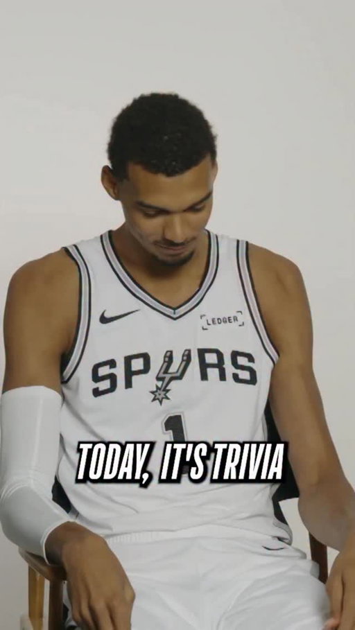 Victor Wembanyama joins Rachel DeMita to answer trivia questions about his basketball journey! 

HOU/SAS • 7:30pm/et FRIDAY on Prime
@emirates NBA Cup • West Group C