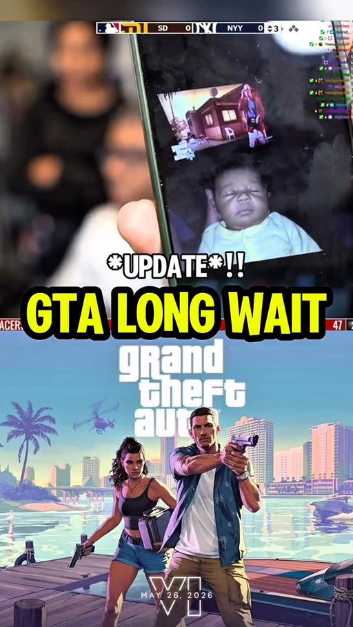 GTA DELAYED again my kid will officially be a teenager by the time this game comes out. this game better be good @rockstargames #GTA #grandtheftauto #gta6 #dad #rockstargames #gtavi