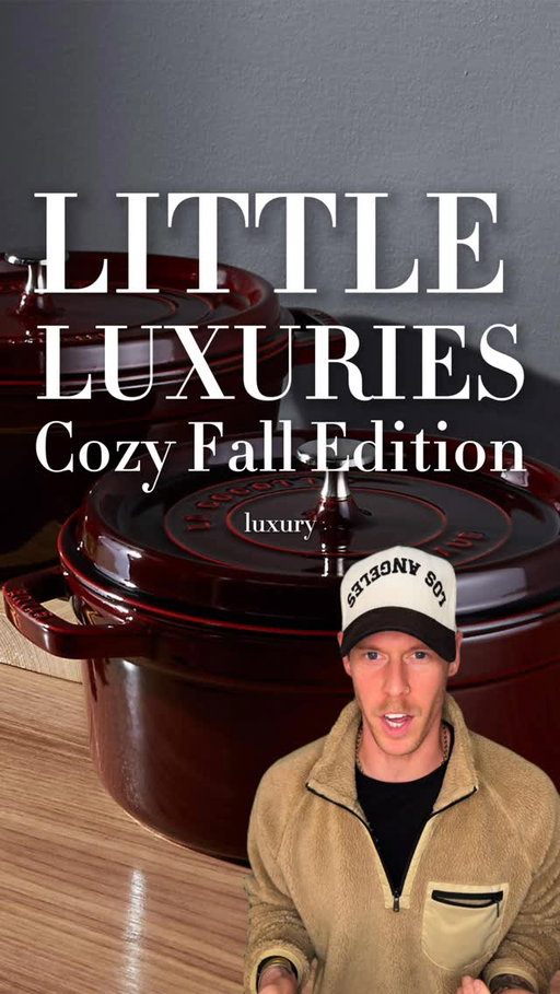 Little Luxuries Season 3 Episode 3 

Comment Cozy to get a link!
Cozy Fall Edition 
@staub_usa 
@snif.co 
@hollowsocks 

#design #productdesign #littleluxuries