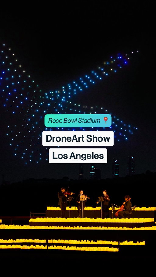 ✨ The sky’s about to put on a show, LA. Hundreds of drones will light up the Rose Bowl on Nov 15 for an epic night you’ll never forget.

🚨 Tickets are almost gone! Grab yours now at the LINK IN BIO.