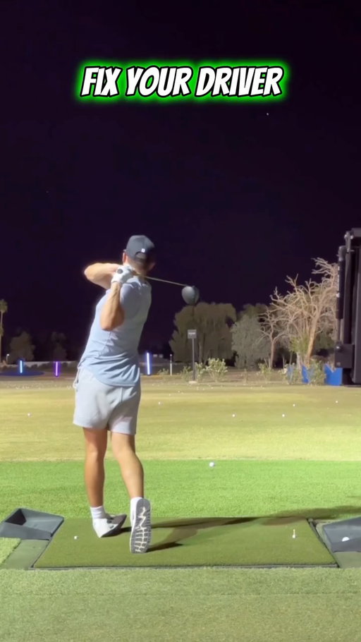 Fix your driver slice — swing low to high. Shoulders stay closed, right shoulder under left, and accelerate thru the ball

#golftips #golfswing #golflesson #golf #slice #quickfix #driver