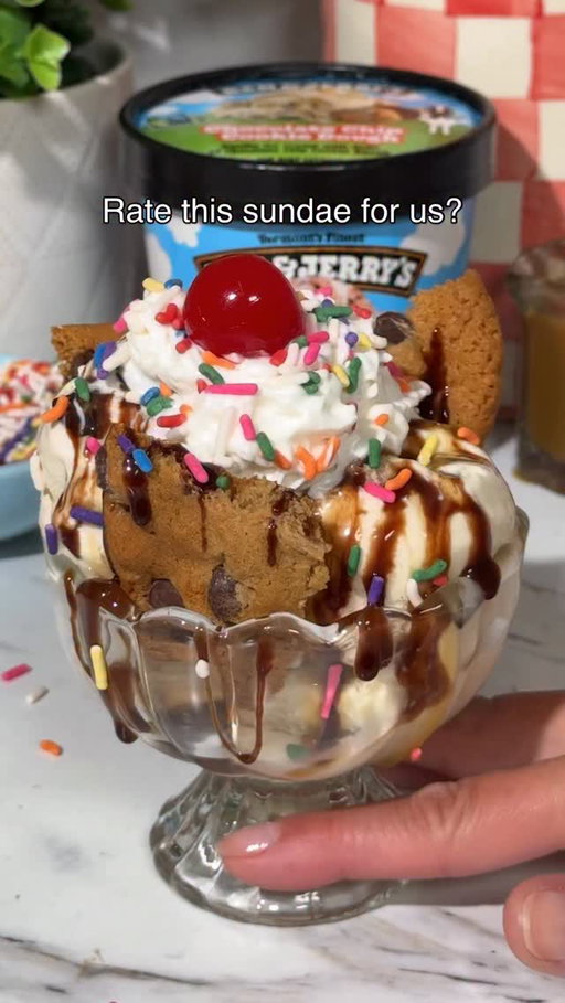 What do you think? 🍨 #benandjerrys #icecream #rateme #sundae