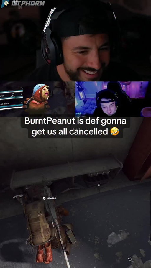 BurntPeanut is def getting us all cancelled 🤣