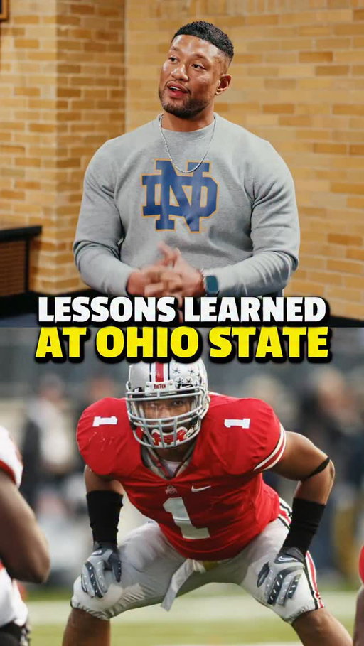Marcus Freeman’s story isn’t just about success, it’s about perseverance.

At Ohio State, he had to sit out, then redshirt, then fight just to earn a starting spot his senior year.

He made it to the NFL as a fifth-round pick… and then got cut.

But every setback became a lesson.

And those lessons are a big reason he’s the leader he is today.

#collegefootball #cfb
