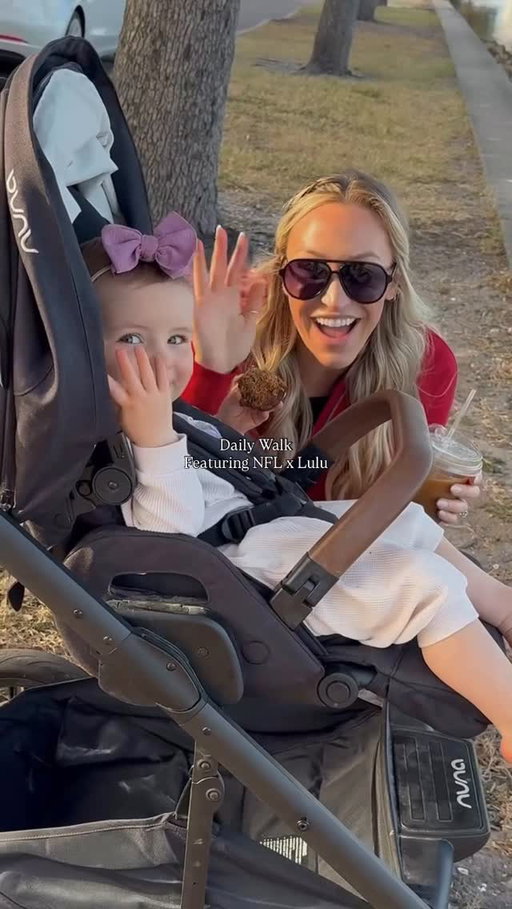 Come with me on our daily walk featuring the NFL x Lulu collection! Loved rocking these pieces for our favorite afternoon activity! @fanatics #fanatics #lululemon #NFL #FamClub #Ad https://liketk.it/5vOnS