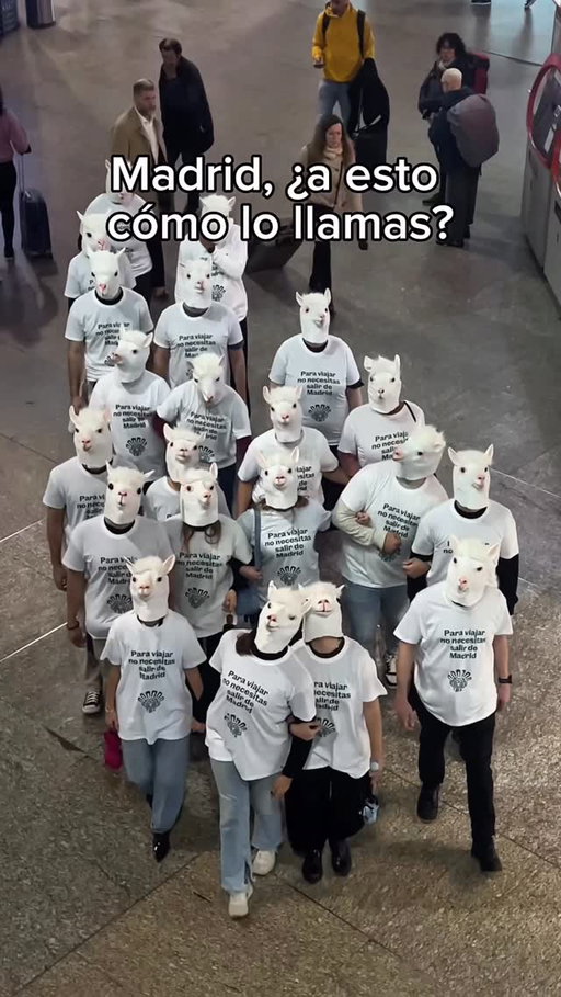 🦙 Sabemos que una de las 7 maravillas del mundo es Machu Picchu, pero lo de hoy en el metro de Madrid cuenta como otra ¿no? 

Si te quedaste con ganas de saber más… @machupicchuexp 👀
