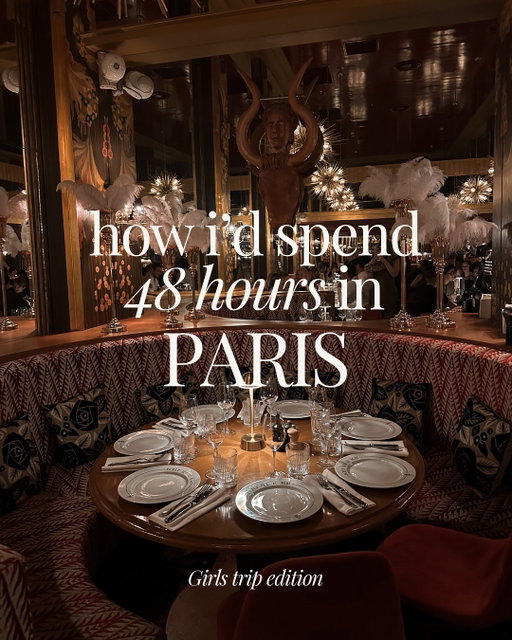 48 hours in Paris…🎀🥖🇫🇷

Some tips to make your girls trip smooth sailing and unforgettable! 👇

Firstly a reminder that Paris is so much more than the same handful of extortionate and average cafes/restaurants that our favourite influencers spend their time at…

Make reservations in advance! Getting bookings can be like an Olympic sport so check restaurant websites for when you can book and write it in your calendar! 

Also planning your itinerary in advance avoids the awkward ‘where shall we go for dinner? ‘I don’t mind’ conversations! 

Download @citymapper - it’ll be your best friend to navigate the metro system (it’s the best and cheapest way to get around!)

Choose a hotel that’s close to some of the things you want to do. Paris is huge so it’s impossible to be close to everything but it’ll help a little bit! 

If you book the Citroen tour, get it to pick you up at your breakfast spot and drop you wherever you want to explore later on - it’s such a fun way to see the city with the girls!

Le Marais is beaming with cute streets, little shops and cafes/restaurants but check out:

Maison Européenne de la Photographie
Place des Vosges
Marché des Enfants Rouges
Jardin de l’hotel de Sully

Eat - Carbonis, Breizh Cafe, Chez Janou, Miznon & L’As du Fallafel

Officine Universelle Buly 1803 always has a queue but it’s a beautiful shop and they can personalise whilst you wait!

Of course there’s SO much to see and do depending on your interests but a few main sightseeing ideas..

Climbing the Arc de Triomphe
Louvre
Jardin des Tuileries
Jardin du Palais Royal

I hope this is helpful and let me know if you’re heading to Paris soon 🫶

🔐 Save this post and share with your girlies! 

•
•
•
Paris city break | best things to do in Paris | 48 hour Paris itinerary | girls trip | best restaurants in Paris | things to do in Paris | Paris travel tips #visitparis #girlstrip #beautifuldestinations #citybreak