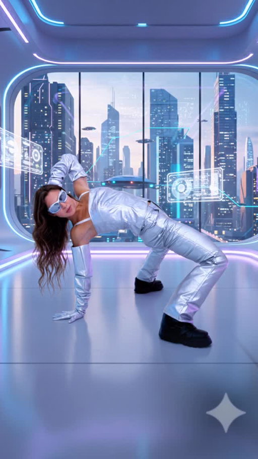I asked @googlegemini to take me dancing through the decades, from 60s mod to the future and beyond with #NanoBanana 💫Which era would you travel to? ⏳✨#Sponsored