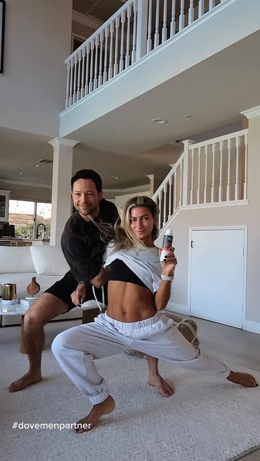 Around here, we stay fresh everywhere with @dovemencare Whole Body Deo. Fresh moves with my favorite coworker 💃🕺 #DoveMenPartner