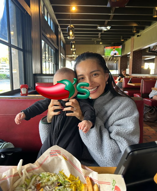 Not a joke but Cade’s first words of “mama” were spoken today and it was at a Chilis. Again…I am not joking
