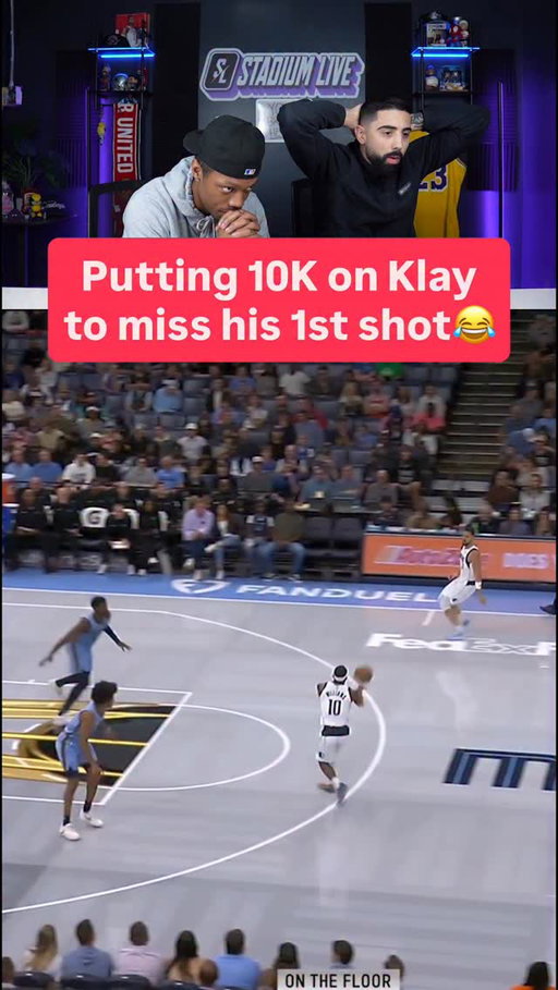 Klay Thompson still got it! 

Predict on sh*t you won't find anywhere else only on Stadium Live📲