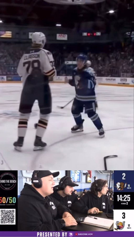 Hell of a tilt from Henry Doucet tonight, only fitting for @shoresyhockey night👊 Hats off to him for stepping in🐺

Never a dull moment on the BTB Live Stage! Rewatch the stream on @sortalocalnetwork 🤝