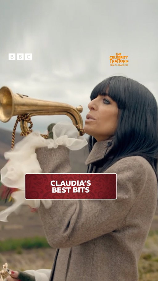 The one-liners. The outfits. The fringe.
Claudia’s an icon ❤️ 

The Celebrity Traitors: Uncloaked | Watch on iPlayer and listen for more on BBC Sounds