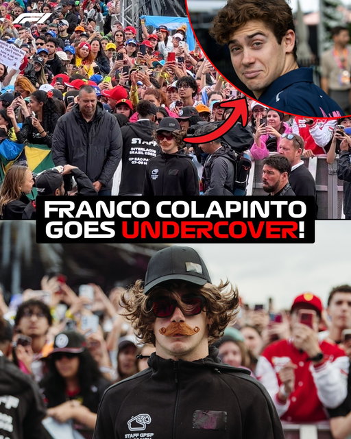 Undercover Franco! 🥸

#BrazilGP #F1 #Formula1