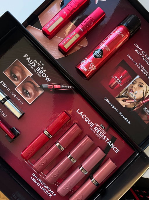 @lorealparis blessed me with Infallible mailer ♥️♥️

This kit includes:
♥️Infallible Faux Brow Eyebrow Pen
♥️Infallible Brown Lamination
♥️Infallible Skin Ink
♥️Infallible Lacquer Resistance Lipsticks
♥️Infallible Setting Spray

These products are available at @shoppersbeauty 

*gifted by @loreal_luxe.ca @loreal.canada 

#sheisinfallible #infallible #beautyfavorites #fyp #contentcreator #explore #beautyinfluencer #makeupbag #vanitymakeup #photooftheday #aesthetics #itgirl #drugstoremakeup #loreal #loreallipstick #ugc #wintermakeup #fallmakeuplook #frenchgirl #europeangirl #ugccreatorsneeded #cleangirlaesthetic