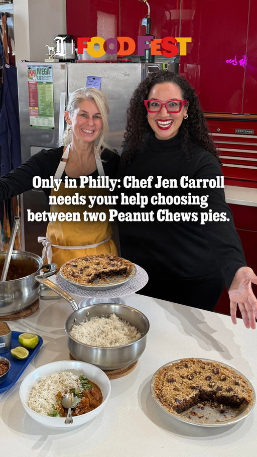 Philly’s own Top Chef Jen Carroll has a tough decision to make — wet bottom or dry bottom? 👀

She made two Peanut Chew pies for The Inquirer Food Fest,
but only one can make the menu.

 So… which one are you voting for, Philly? 🥧

 👉🏻 Cast your vote in the comments and see the winning pie
at The Inquirer Food Fest! And click the link in @phillyinqfood’s bio for tickets 🎟️.

📹 by Ariane Datil / Staff