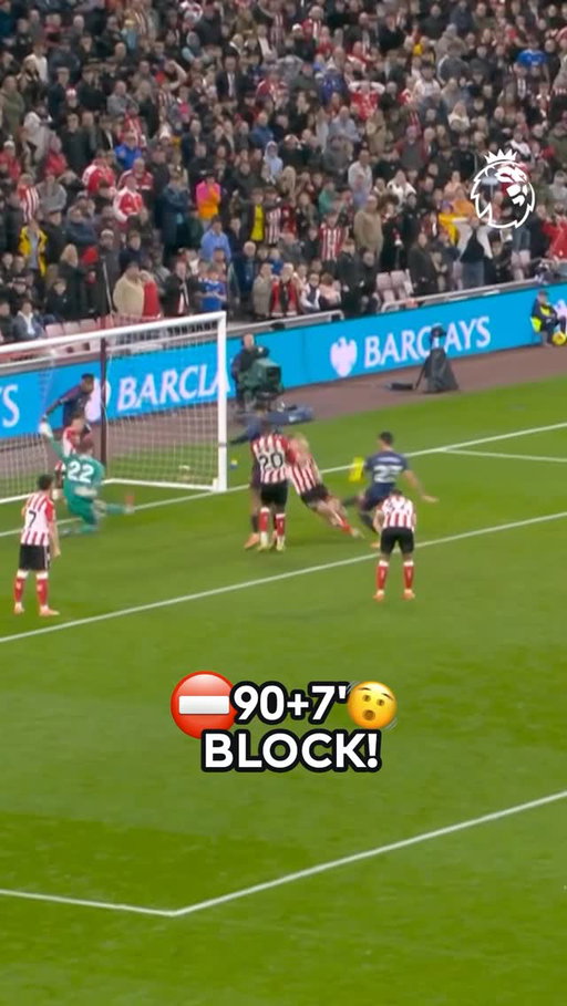 It’s 90+7’, and your centre-back puts in THIS block to earn a point. ✊
