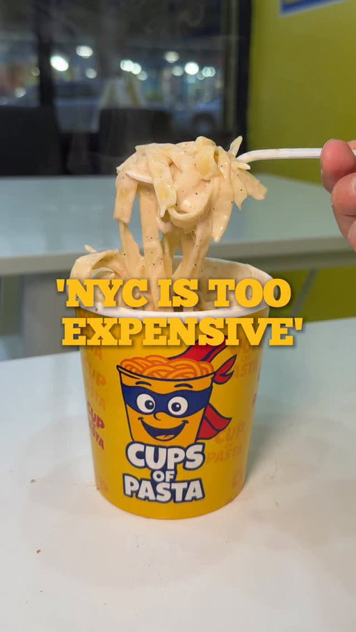 $10 for a hefty cup of pasta with a protein choice! Don’t let the word cup fool you. These are a pretty generous serving for the price. 

Which one are you trying first 🇮🇹